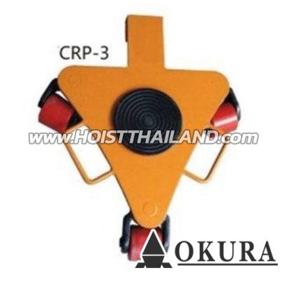 เต่าลากเครื่องจักรล้อโพลียูริเทน CARGO TROLLEY OK-CRP-3