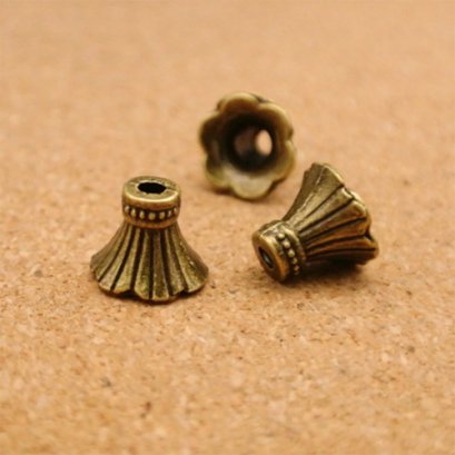 ตัวครอบพู่ หรือลูกปัด ขนาด 11 x 9 mm. (5 ตัว/set)