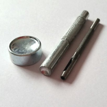 ชุดตอกหมุดย้ำหัวเห็ด ขนาด 8 มม. ราคา/อัน (นูนครึ่งวงกลาม)