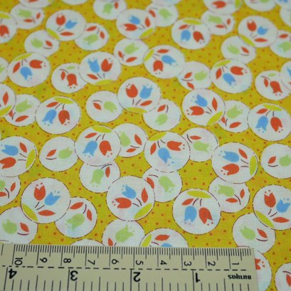 ผ้า cotton ญี่ปุ่น LECIEN 30s style ขนาด 1/4 m.(55 x 50 cm.)