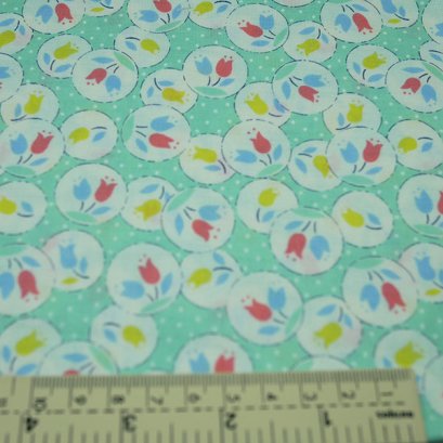 ผ้า cotton ญี่ปุ่น LECIEN 30s style ขนาด 1/4 m.(55 x 50 cm.)