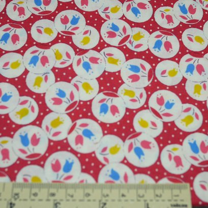 ผ้า cotton ญี่ปุ่น LECIEN 30s style ขนาด 1/4 m.(55 x 50 cm.)