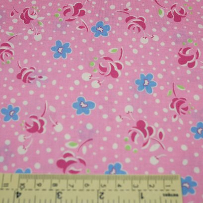 ผ้า cotton ญี่ปุ่น LECIEN 30s style ขนาด 1/4 m.(55 x 50 cm.)