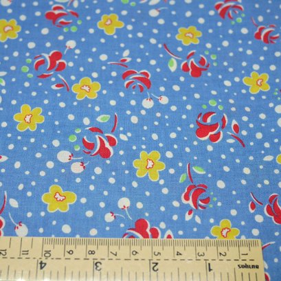 ผ้า cotton ญี่ปุ่น LECIEN 30s style ขนาด 1/4 m.(55 x 50 cm.)