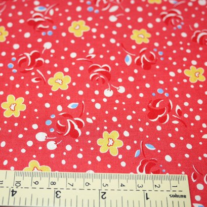 ผ้า cotton ญี่ปุ่น LECIEN 30s style ขนาด 1/4 m.(55 x 50 cm.)