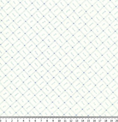 ผ้า American country 2019 ขนาด 22.5 x 55 ซม.(1/8 หลา)