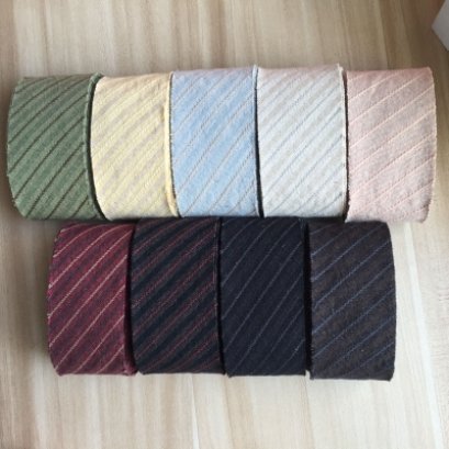 ผ้ากุ๊นสำเร็จรูป (ผ้า Country) หน้ากว้าง 4 cm. หลาละ (เลือกสีด้านในนะคะ)