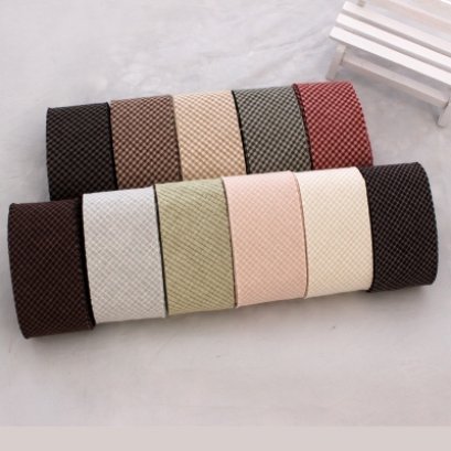 ผ้ากุ๊นสำเร็จรูป (ผ้า Country) หน้ากว้าง 4 cm. หลาละ (เลือกสีด้านในนะคะ)