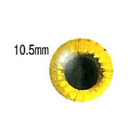 ตาตุ๊กตา สีเหลือง ขนาด 10.5 มม. ราคา/คู่