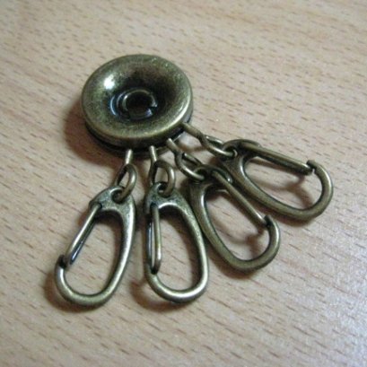 พวงกุญแจ สำหรับงาน Keycover สีทองเหลือง อันละ