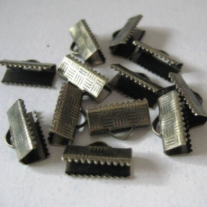 ตัวหนีบเทปผ้า ทำสำหรับทำห่วงกุญแจ ขนาด 1.3 cm. 5 ชิ้น/แพ็ค