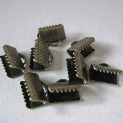 ตัวหนีบเทปผ้า ทำสำหรับทำห่วงกุญแจ ขนาด 1 cm. 5 ชิ้น/แพ็ค