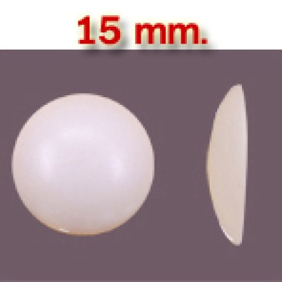 พลาสติกสำหรับทำกระดุม ขนาด 15 mm.(ญี่ปุ่น) ราคาคู่ละ