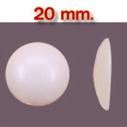 พลาสติกสำหรับทำกระดุม (ญี่ปุ่น) ขนาด 20 mm.ราคาคู่ละ