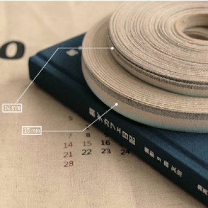 เทปผ้า Cotton linen  โทนน้ำเงิน มีให้เลือก 2 ขนาด 10,15 mm.หลาละ