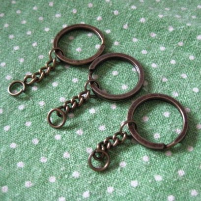 ห่วงกุญแจแบบหนา 3 อัน/set เส้นผ่านศูนย์กลางวงใน 2 cm.