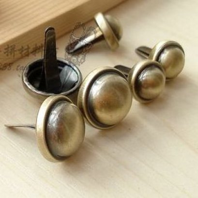 ตุ้มก้นกระเป๋า สีเหลืองดำ ขนาด 11 mm.(4 ตัว)