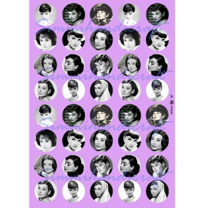 ภาพสำหรับนำไปทำจี้ หรือตัวห้อย vintage ขนาด 14 mm.