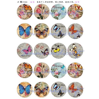 ภาพสำหรับนำไปทำจี้ หรือตัวห้อย Butterfly เลือกขนาดด้านในค่ะ