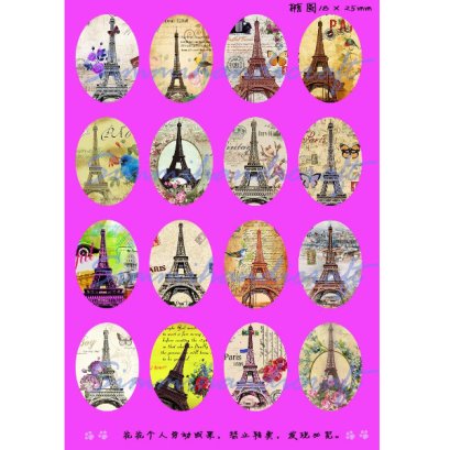 ภาพสำหรับนำไปทำจี้ หรือตัวห้อย Paris เลือกขนาดด้านในค่ะ