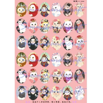 ภาพสำหรับนำไปทำจี้ หรือตัวห้อย Jetoy Cat เลือกขนาดด้านในค่ะ