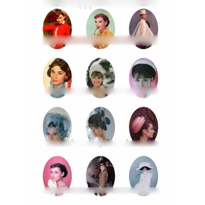 ภาพสำหรับนำไปทำจี้ หรือตัวห้อย Vintage ขนาด 18 x 25 mm.