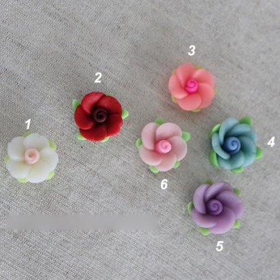 ดอกกุหลาบเรซิ่น ขนาด 1.1 cm.ราคาดอกละ