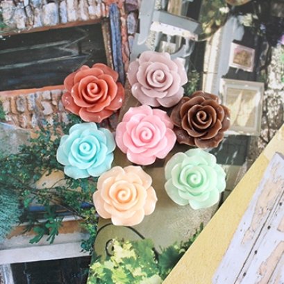 ดอกกุหลาบเรซิ่น ขนาด 2 cm.ราคาดอกละ