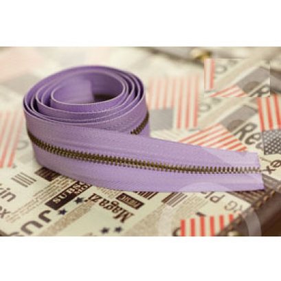 ซิป เบอร์ 3 ตัดหลา สีม่วง  ราคาหลาละ