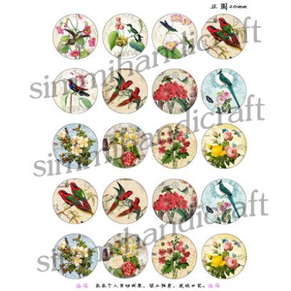 ภาพสำหรับนำไปทำจี้ หรือตัวห้อย Vintage ขนาด 20 mm.