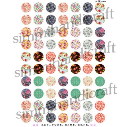 ภาพสำหรับนำไปทำจี้ หรือตัวห้อย Vintage ขนาด 10 mm.