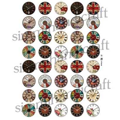 ภาพสำหรับนำไปทำจี้ หรือตัวห้อย Vintage ขนาด 14 mm.