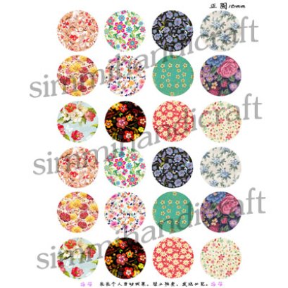 ภาพสำหรับนำไปทำจี้ หรือตัวห้อย Vintage ขนาด 18 mm.