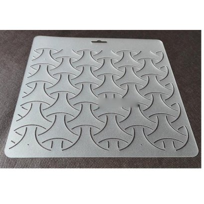 เทมเพลทสำหรับ Quilt แบบใส ขนาดทั้งแผ่น 20 x 21 cm.