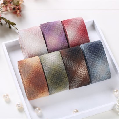 ผ้ากุ๊นสำเร็จรูป (ผ้า Country) หน้ากว้าง 4 cm. หลาละ (เลือกสีด้านในนะคะ)