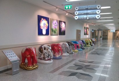 งานแสดง "ช้างศิลป์เชียงราย "- รพ.กรุงเทพ