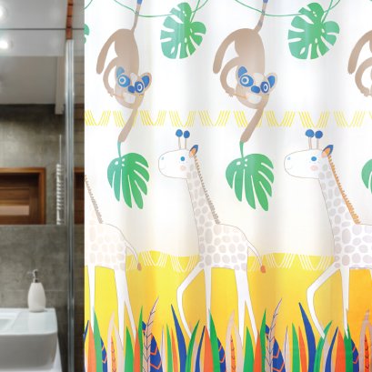 PLASTIC SHOWER CURTAIN EVATEX
