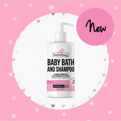 DermaKidz Baby Bath and Shampoo 250 ml.