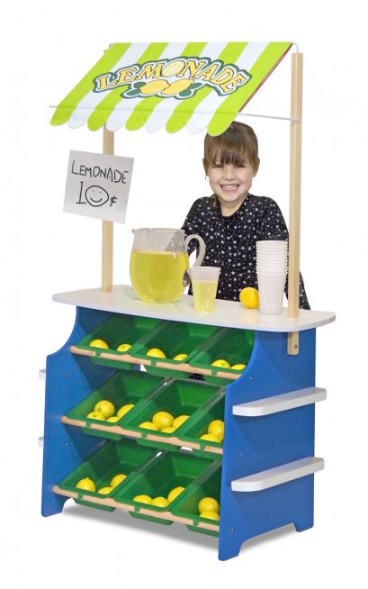 Melissa & Doug รุ่น 4070 Grocery Store / Lemonade Stand ชุดร้านซุปเปอร์ ขายผัก ขายผลไม้ เสริมสร้างการเล่นสวมบทบาท ด้านความคิดสร้างสรรค์ และจินตนาการของเด็ก