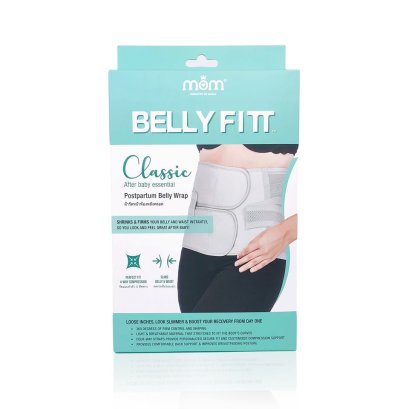 Belly Fitt ผ้ารัดหน้าท้องหลังคลอด สีเทา
