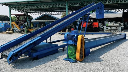 ชุดสกรูลำเลียงและสายพานลำเลียง(Screw&Conveyor) ระบบไฟ 380V เข้ามา 2 ชุด สภาพสวยพร้อมใช้งาน