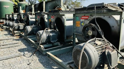 โบลเวอร์ดูดเป่าระบายอากาศ KRUGER 10 HP 380V (เหลือ 3 ตัว)#ตามสภาพ