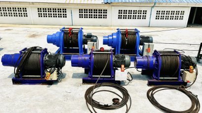 รอกกว้านสลิงไฟฟ้ารุ่นงานหนัก(COMEUP_WINCH) COMEUP ระบบไฟ 380V รุ่นงานหนัก สภาพสวยพร้อมใช้งาน