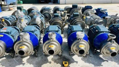ปั้มเคมีสเตนเลส ALFA LAVAL DENMARK ขนาด 10 - 30 HP เข้ามาหลายตัว / ระบบไฟ 380V / ปั้มเคมีสเตนเลสใช้ในอุตสาหกรรมอาหาร / เครื่องดื่ม / ยา / เคมีภัณฑ์ / ปั้มน้ำร้อน ในโรงงานอุตสาหกรรม โรงพยาบาล ในงานอุปโภค และ บริโภค สภาพสวยพร้อมใช้งาน
