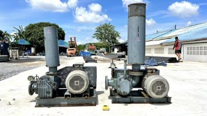 รูทโบลเวอร์อัดอากาศเก่าญี่ปุ่น ANLET & ITO JAPAN ขนาด 10 HP / ท่อ 3” / ระบบไฟ 380V สภาพสวยเข้ามา 2 ชุด พร้อมใช้งาน