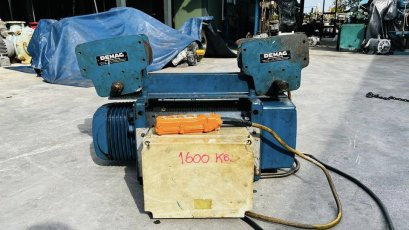 รอกสลิงไฟฟ้าเยอรมัน DEMAG GERMANY ขนาด 1600 kg 4 ทิศทาง สลิงยาว 8 m ระบบไฟ 380v