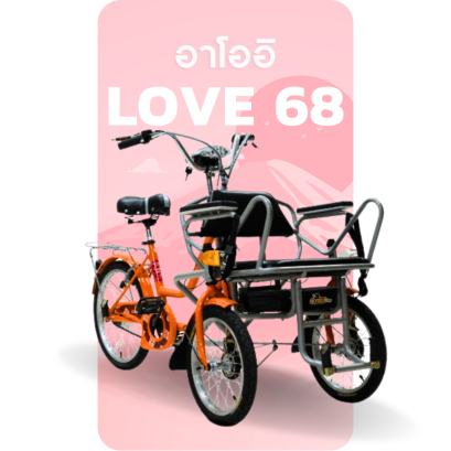 จักรยานไฟฟ้า 3 ล้อ รุ่น LOVE 68