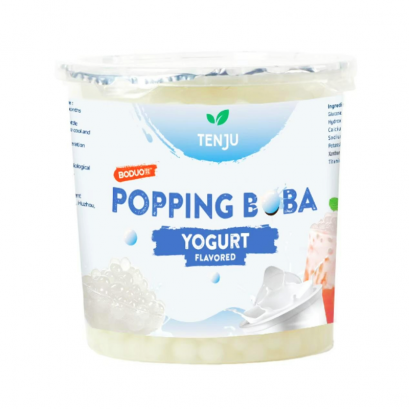 Yogurt Flavoured Popping Boba (Tenju)(1kg)