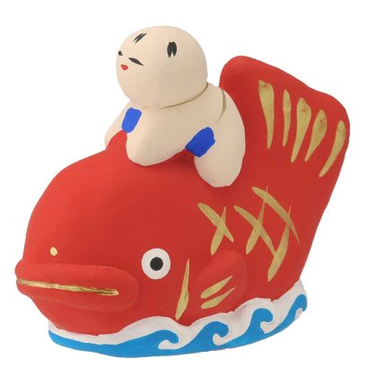 โมโมทาโร่ ขี่ปลา