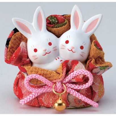 กระต่ายคู่เพื่อนซี้ ในผ้ากิโมโน